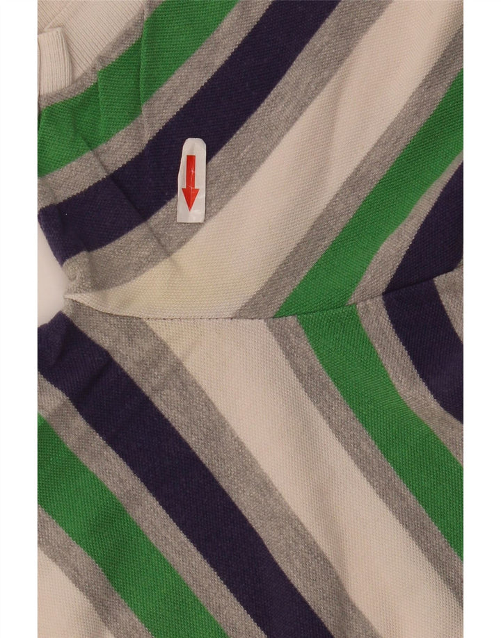 Benetton Herre Polo Shirt Medium Flerfarvet Stribet