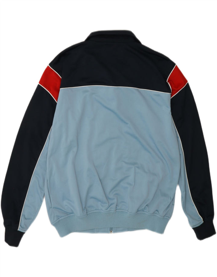KAPPA Mens Tracksuit Top Jacket Medium Blue Colourblock Polyester Vintage Kappa and Second-Hand Kappa from Messina Hembry 