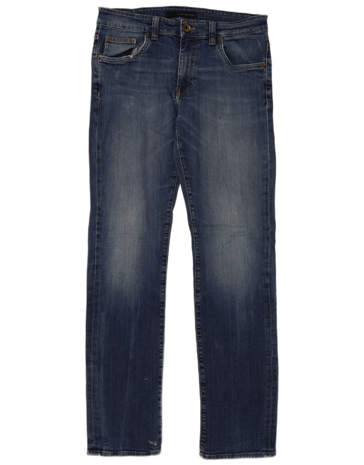 Calvin Klein Herre Slim Jeans W34 L32 Blå