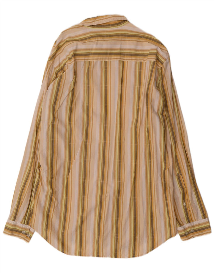 Marlboro Classics Herreskjorte 2XL Gulstribet