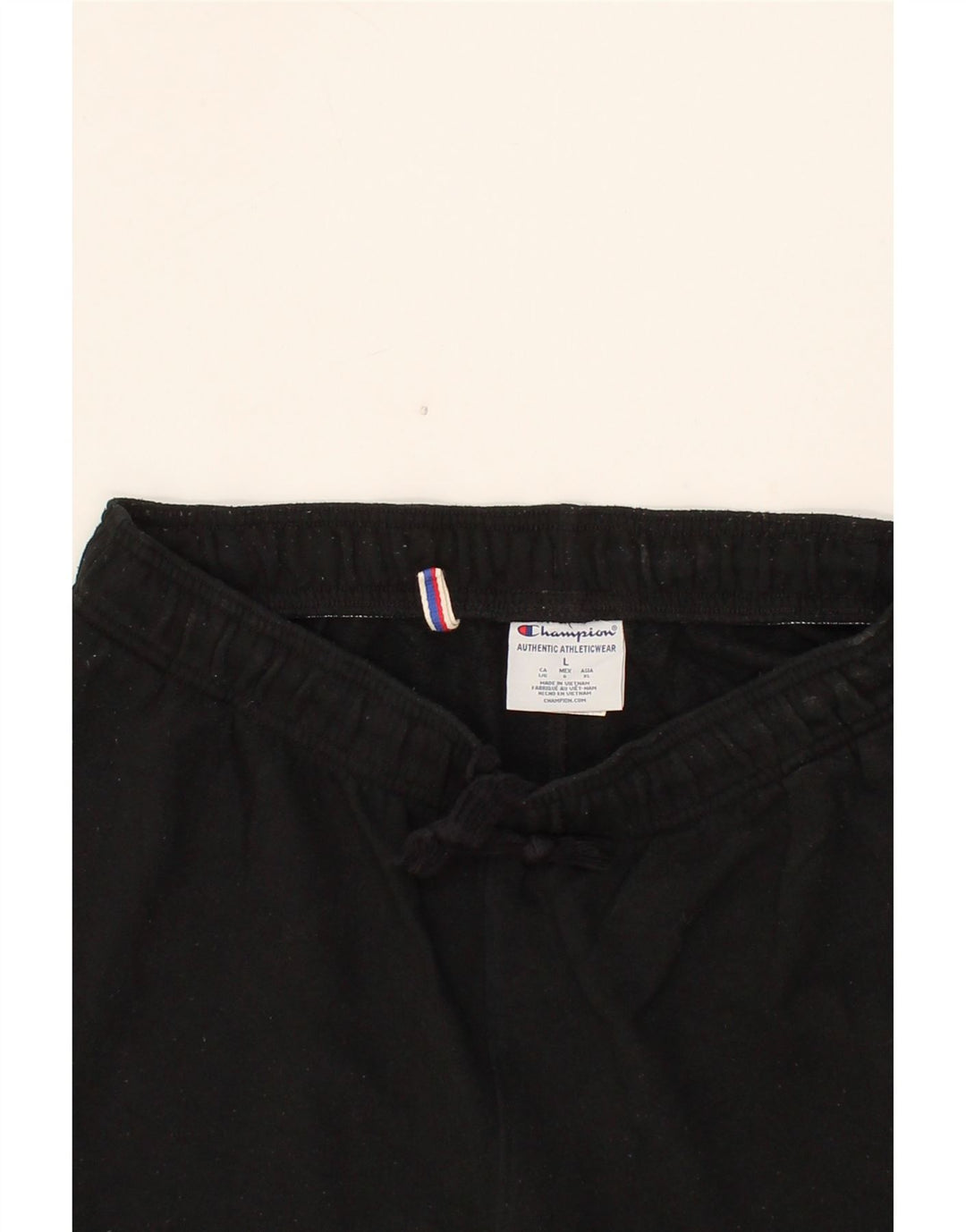 CHAMPION Mens Tracksuit Trousers Large Black Cotton Vintage Champion and Second-Hand Champion from Messina Hembry 