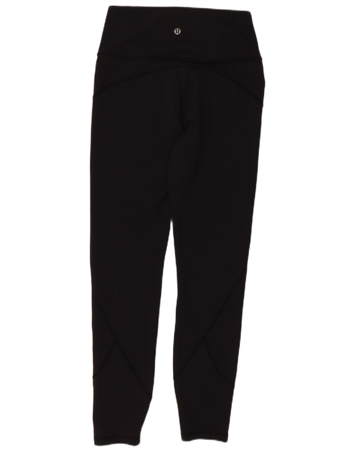 Lululemon Womens Crop Leggings US 6 Medium Black