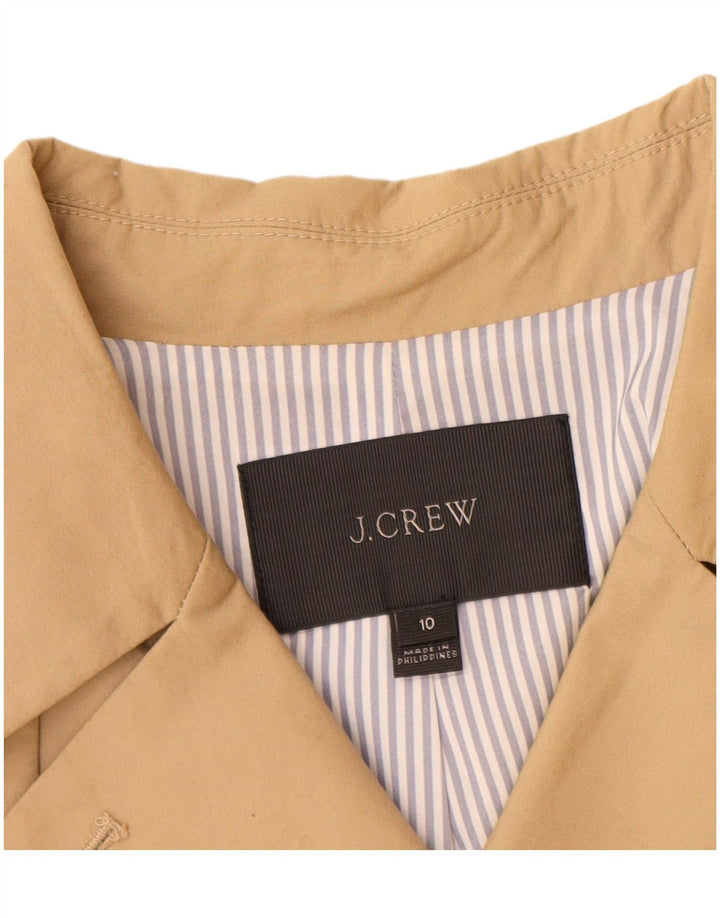 J. Crew Womens Pea Coat US 10 Large Beige Bomuld