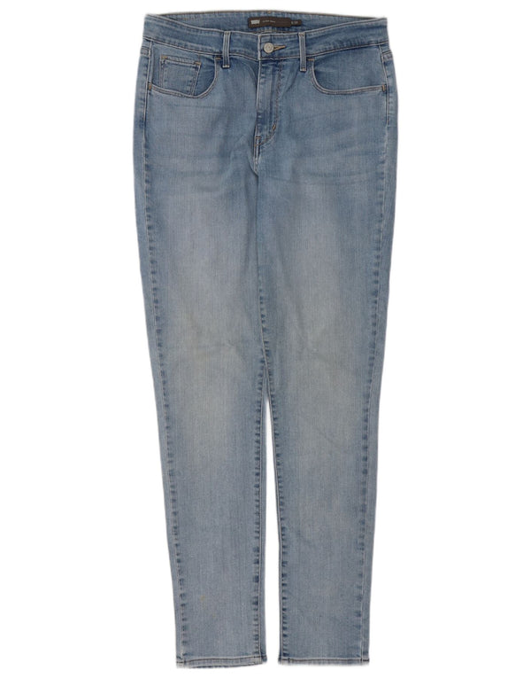 LEVI'S Dame Højtalje Skinny Jeans US 8 Medium W29 L32 Blå Bomuld
