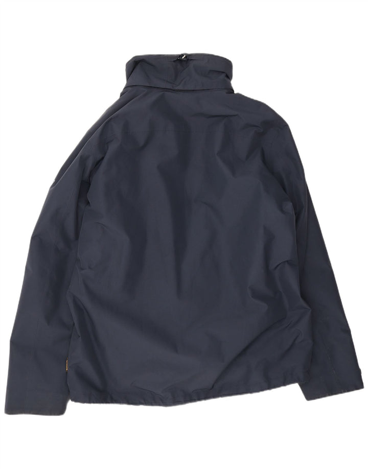 Jack Wolfskin Herre Windbreaker Jacket UK 48 2XL Navy Blue Polyester