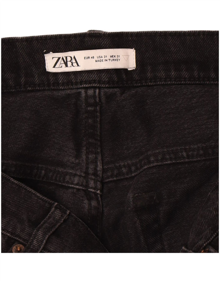 Zara Herre Slim Jeans EU 40 Medium W31 L30 Sort