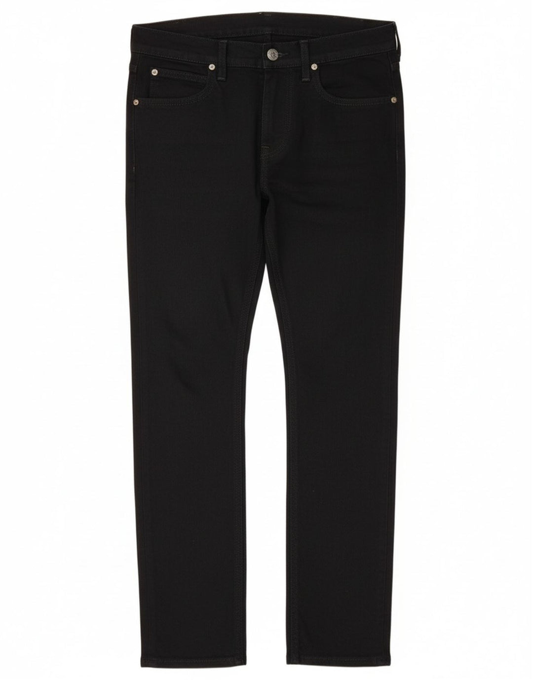 Lee Herre Luke Slim Jeans W30 L30 Sort Bomuld