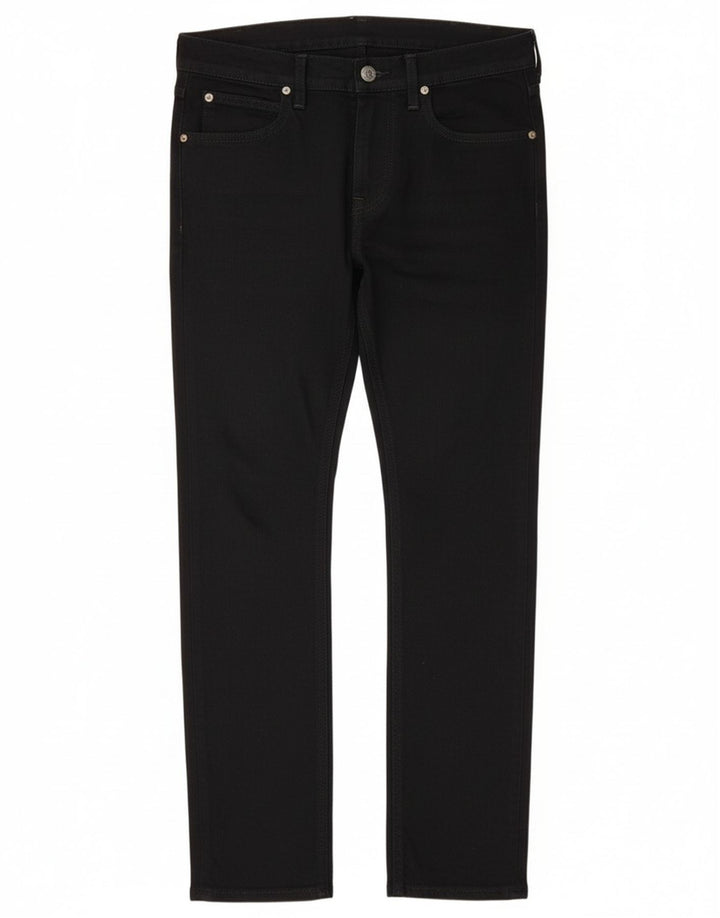 Lee Herre Luke Slim Jeans W30 L30 Sort Bomuld