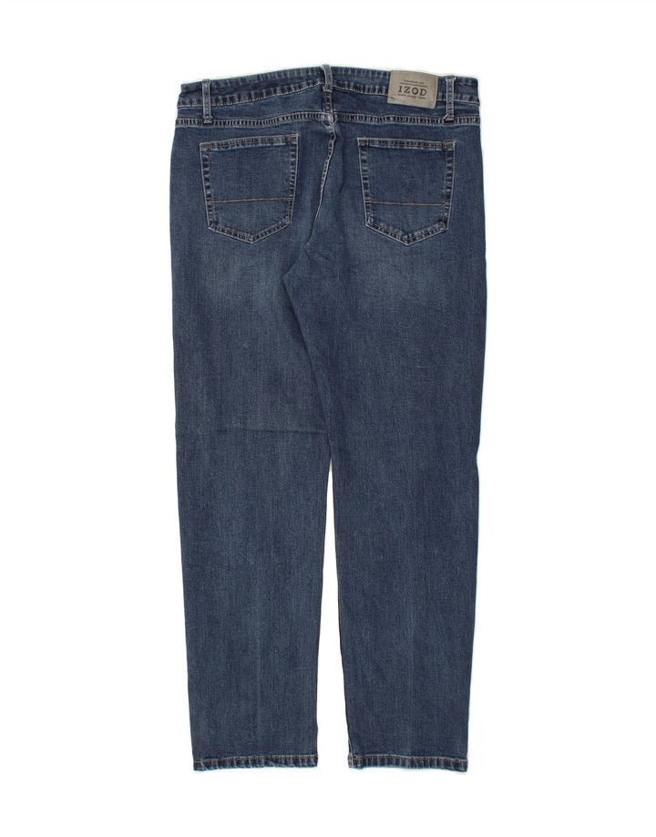 IZOD Mens Comfort Fit Slim Jeans W38 L32 Blue Cotton Vintage Izod and Second-Hand Izod from Messina Hembry 