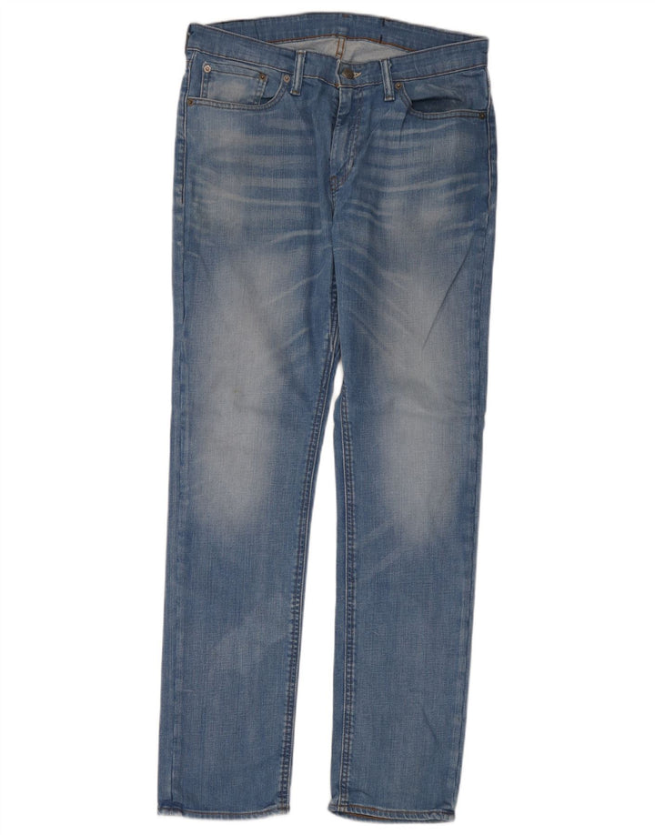 Levi's Herre 511 Slim Jeans W34 L32 Blå Bomuld