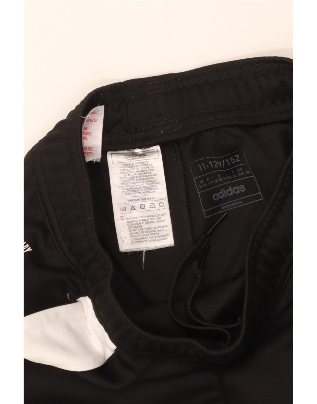 ADIDAS Aeroready træningsdragtsbukser til drenge 11-12 år Sort Colourblock