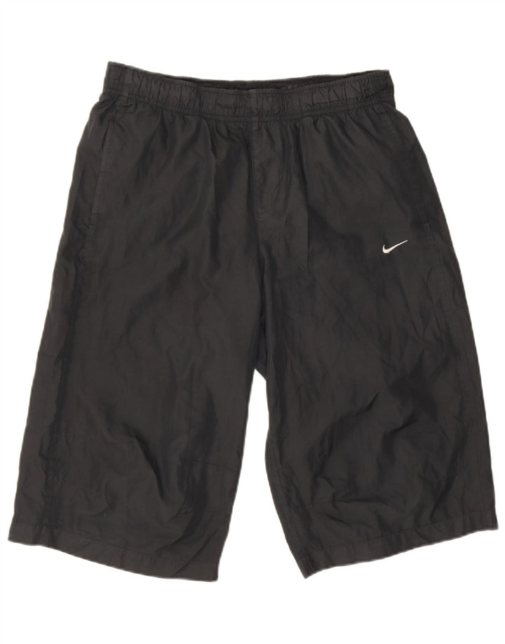 Nike Herre Bermuda Sportshorts Medium Sort Polyester