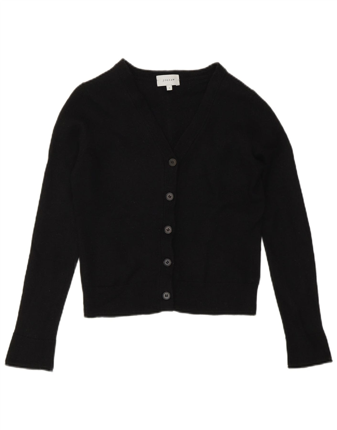 Jigsaw Womens Bolero Jumper UK 10 Small Black Uld