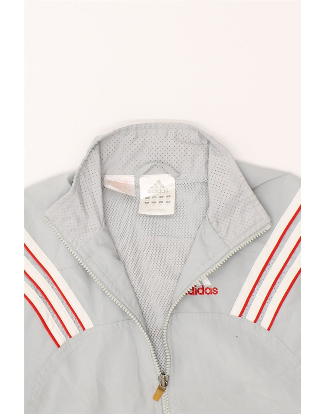 ADIDAS Boys Tracksuit Top Jacket 11-12 Years Grey Polyester Vintage Adidas and Second-Hand Adidas from Messina Hembry 