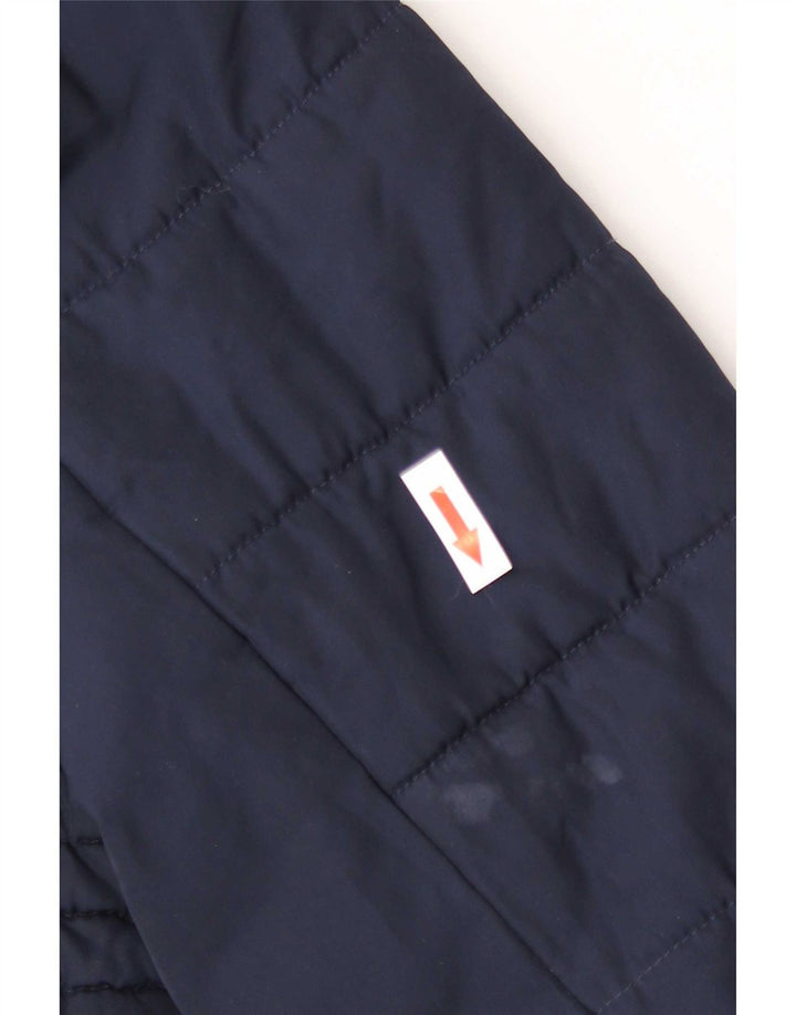 Marks & Spencer Polstret jakke til kvinder UK 16 Stor marineblå polyester