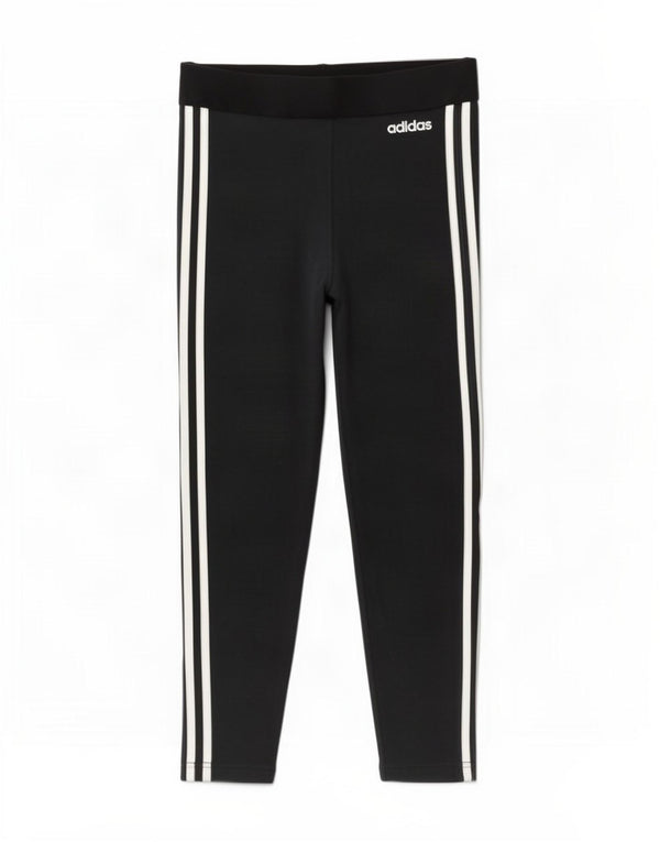 Adidas Dame Leggings UK 12/14 Medium Sort Bomuld
