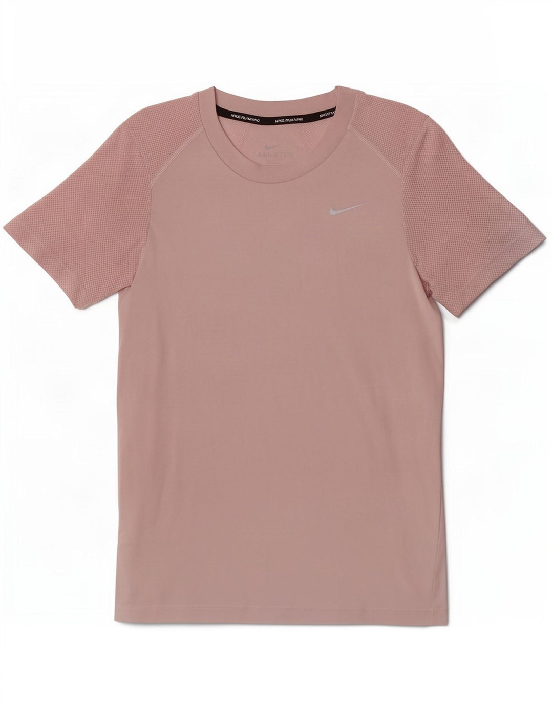 Nike Dame Dri Fit T-Shirt Top UK 10 Small Pink Polyester