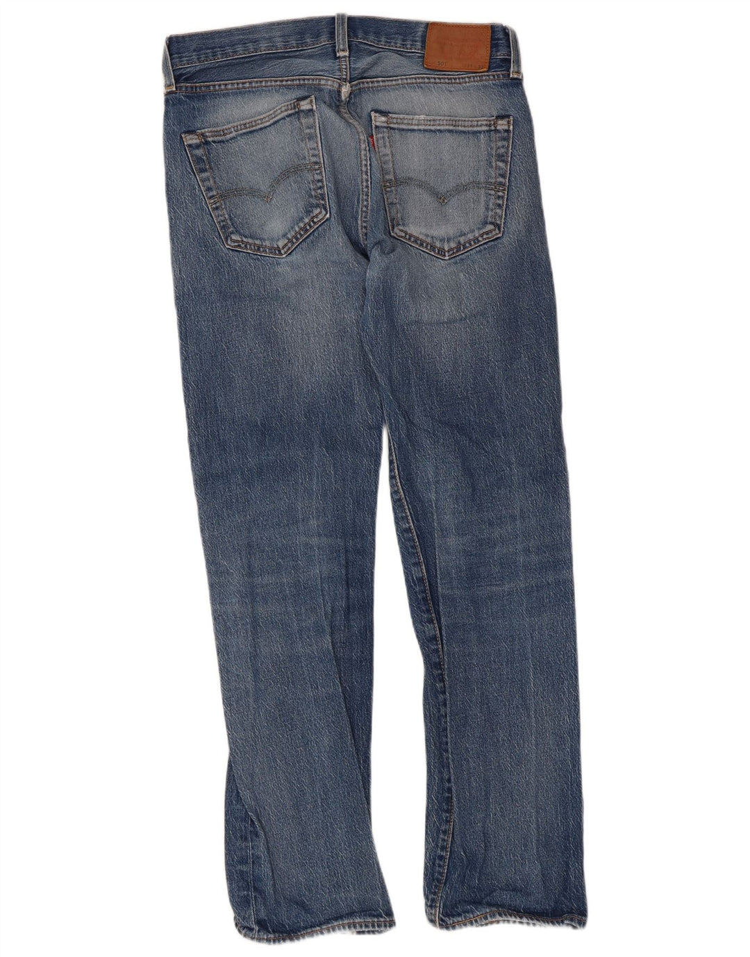 Levi's Herre 501 lige jeans W31 L32 blå bomuld
