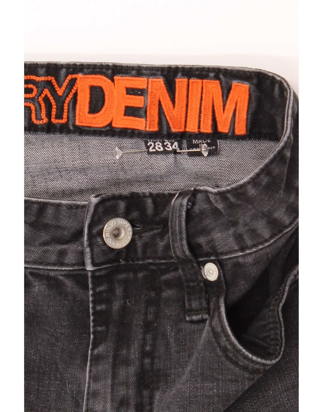 Superdry Skinny Jeans til kvinder W28 L34 Grå