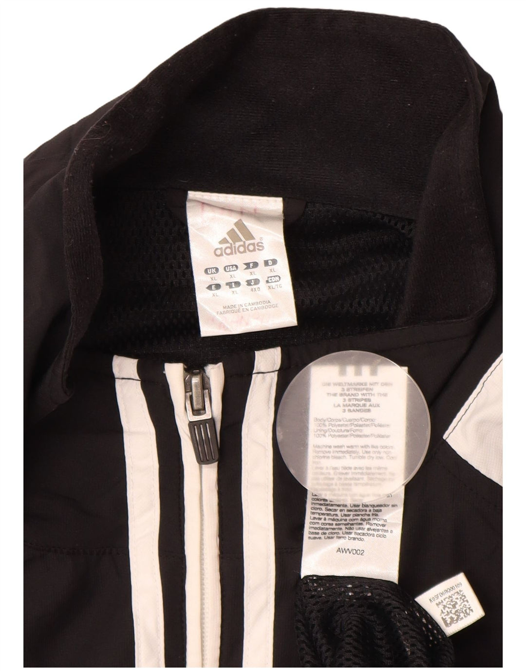 ADIDAS Herre Albuquerque United FC Træningsdragt Topjakke XL Sort