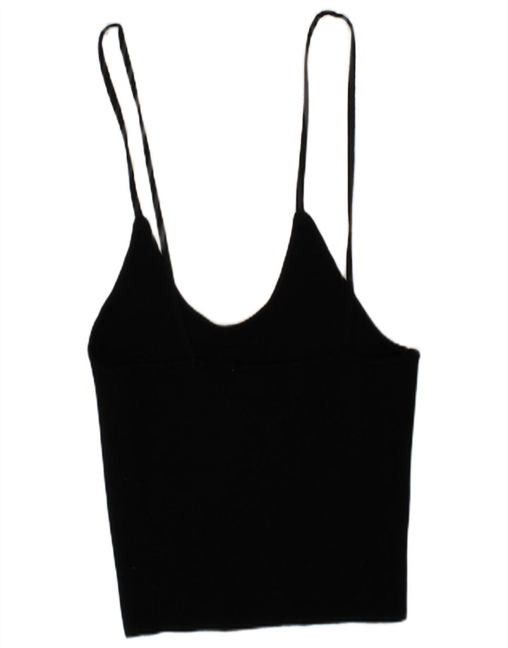 Zara Dame Cami Top UK 10 Small Black