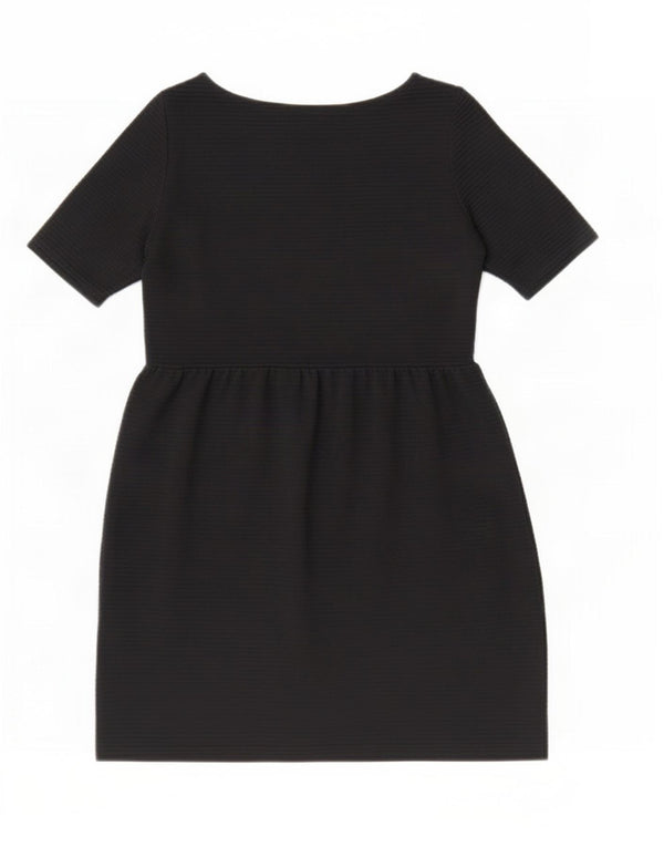 Marks & Spencer Womens Basic Dress UK 12 Medium Black Viscose