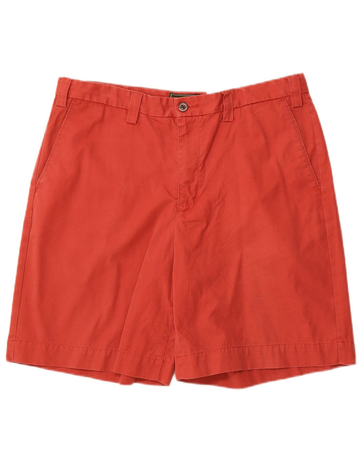 Eddie Bauer Herre Chino Shorts W36 Large Red Bomuld