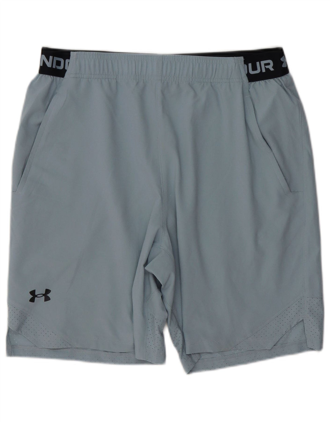 UNDER ARMOUR Herre grafiske sportsshorts store blå polyester