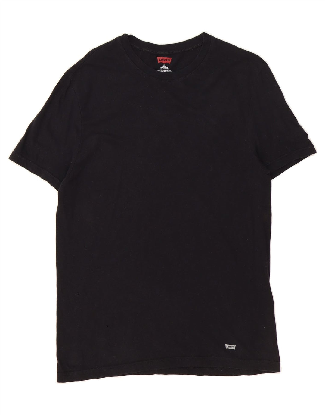 LEVI'S Mens T-Shirt Top UK 38/40 Medium Black Cotton Vintage Levi's and Second-Hand Levi's from Messina Hembry 