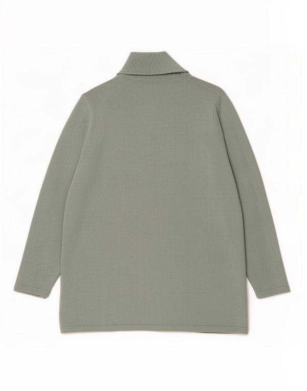 Marks & Spencer Womens Open Cardigan Sweater UK 22 3XL Grøn Akryl