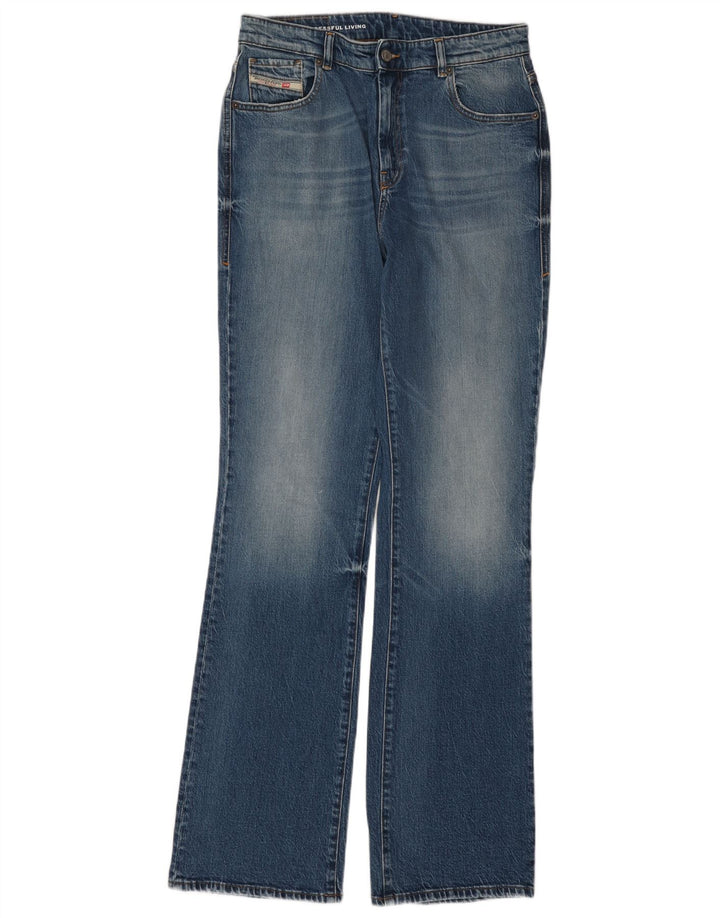 Diesel Dame Bootcut Jeans W31 L35 Blå Bomuld