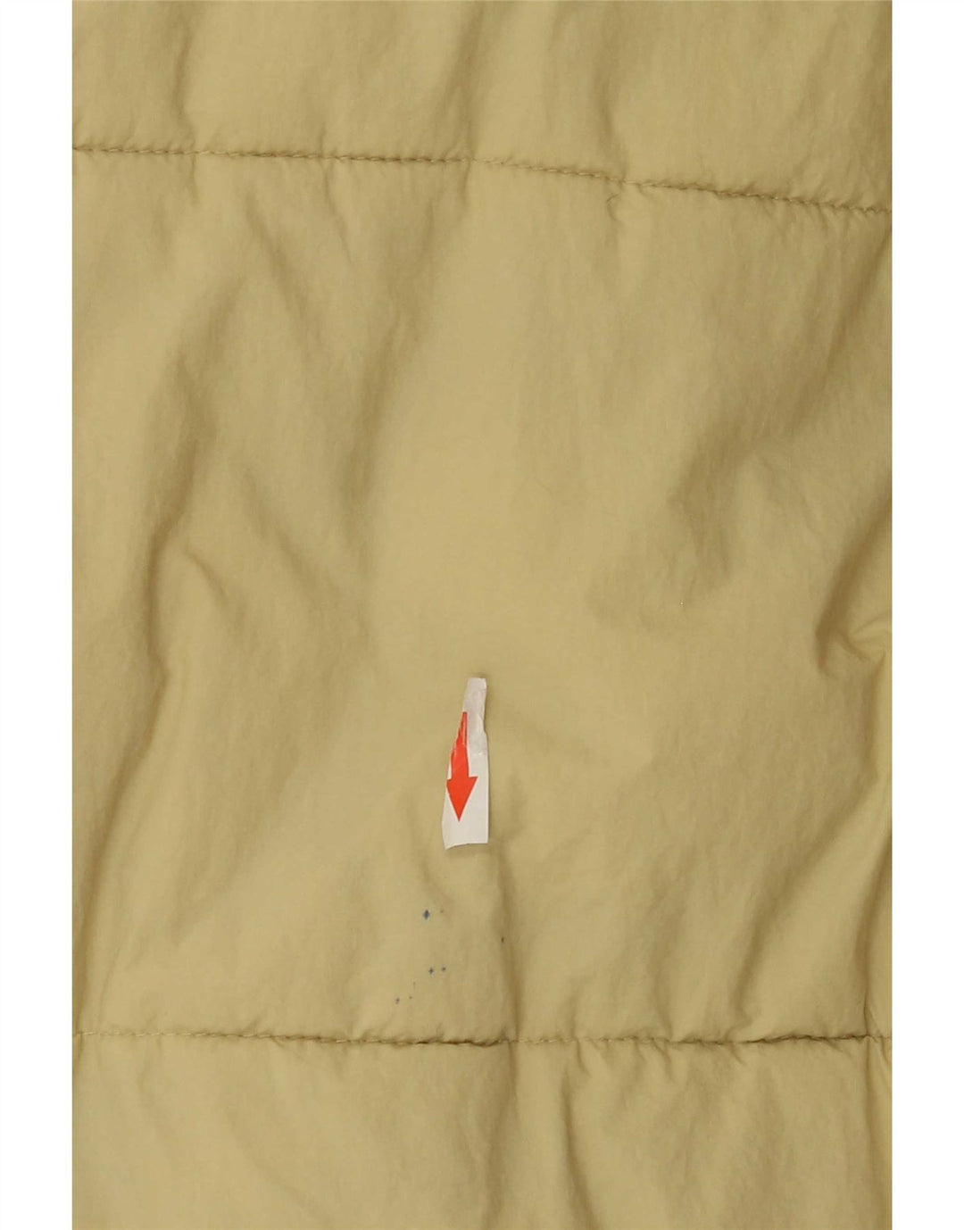 Zara Dame Polstret Jakke UK 16 Stor Gul Nylon