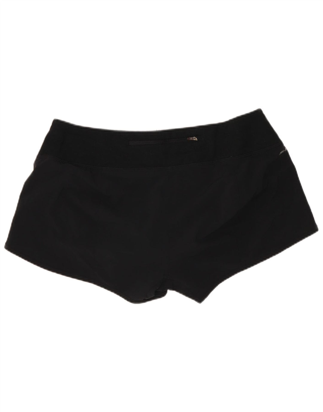 Nike Dame Dri Fit sportsshorts UK 14 Medium Sort Polyester