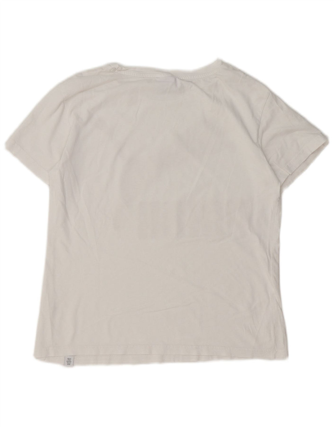 PUMA Grafisk T-shirt top til kvinder UK 12 Medium White