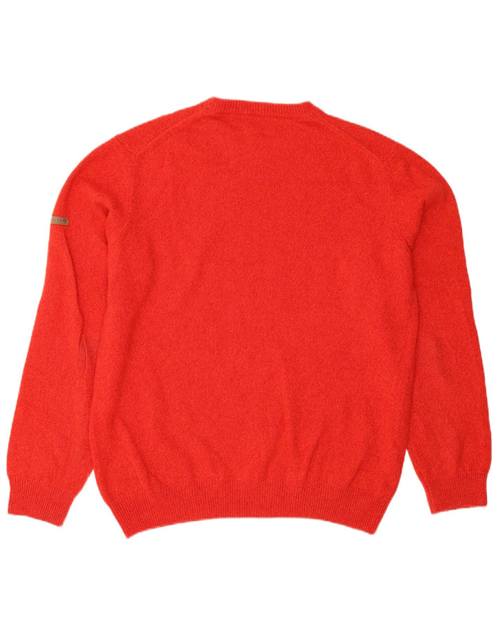 Navigare Herre sweater med rund hals XL rød uld