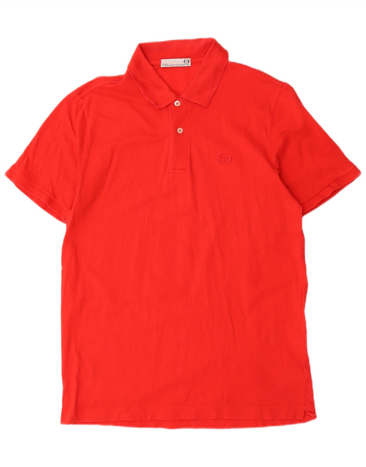 SERGIO TACCHINI Herre Milano Polo Shirt IT 50 Medium Rød