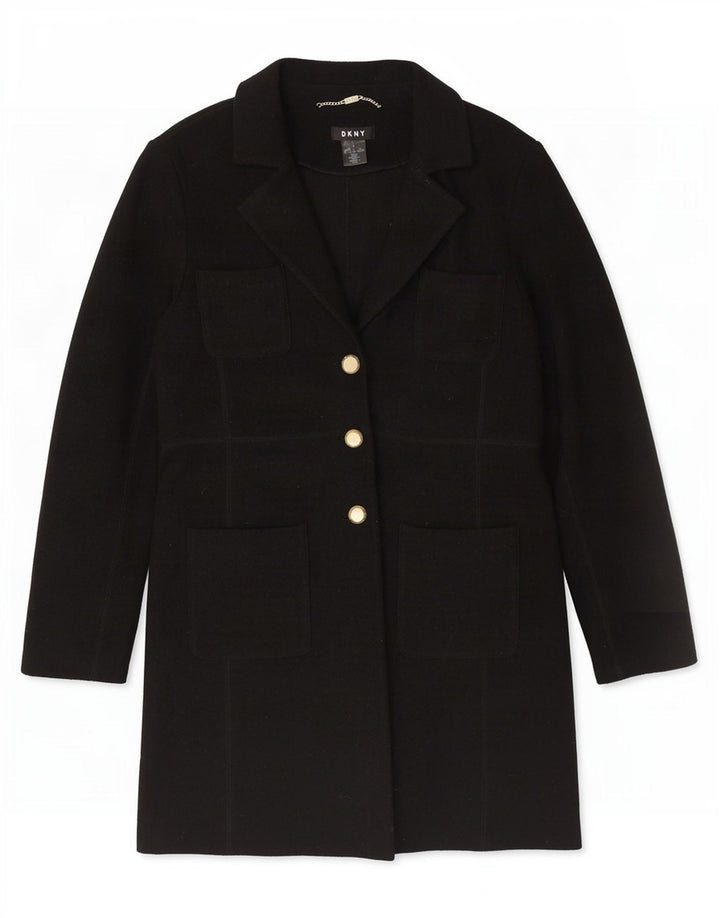 Dkny Dame Overfrakke US 8 Medium Sort Uld
