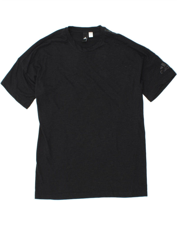 ADIDAS Mens T-Shirt Top Medium Black Vintage Adidas and Second-Hand Adidas from Messina Hembry 