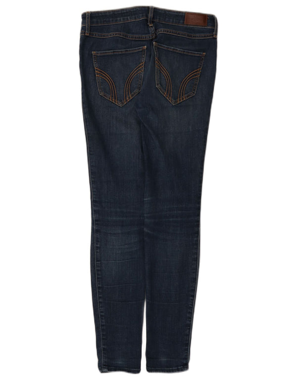 Hollister Dame Mid Rise Skinny Jeans US 3 XS W26 L28 Blå Bomuld