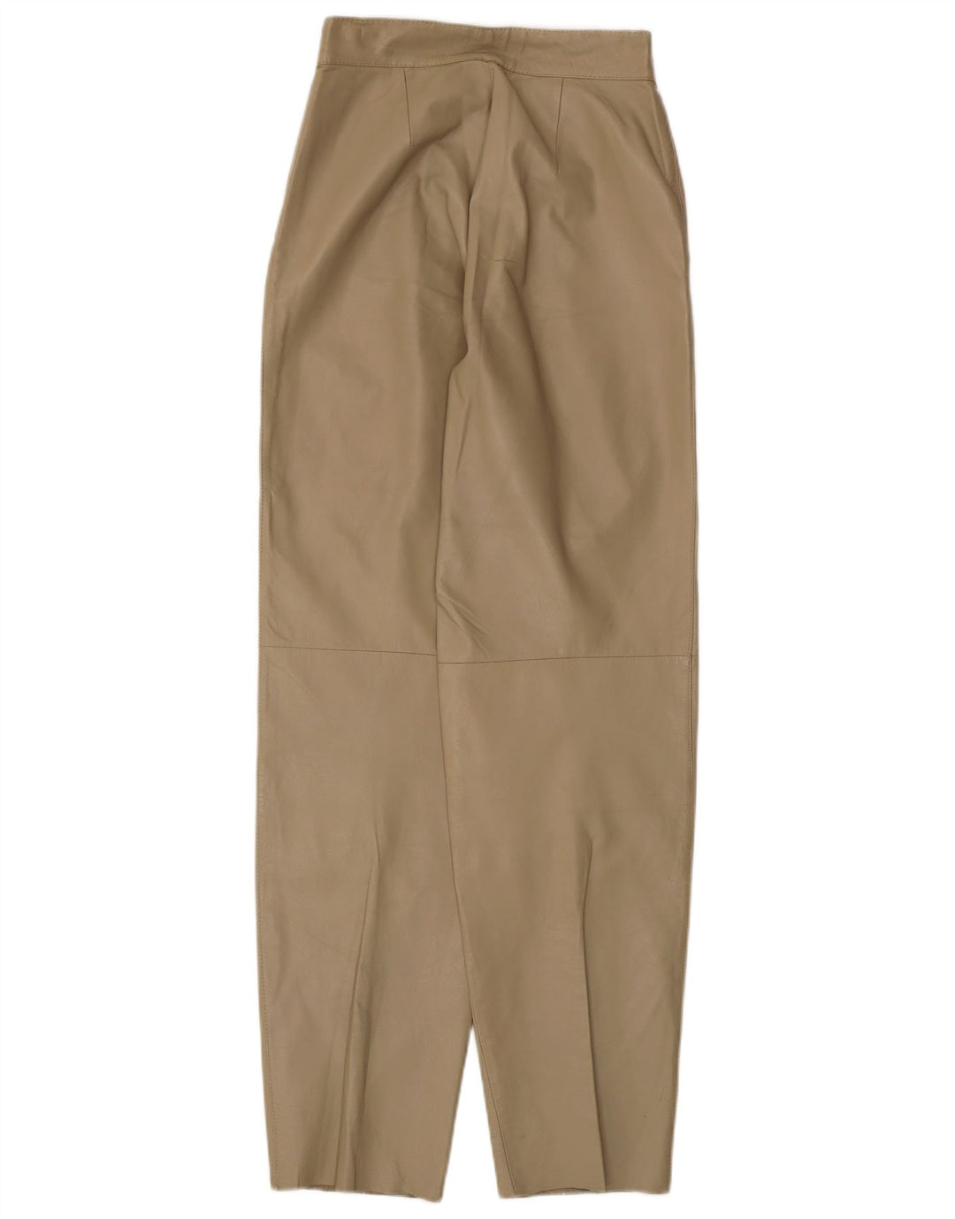 C&A koniske læderbukser til kvinder EU 40 Medium W28 L32 Beige læder