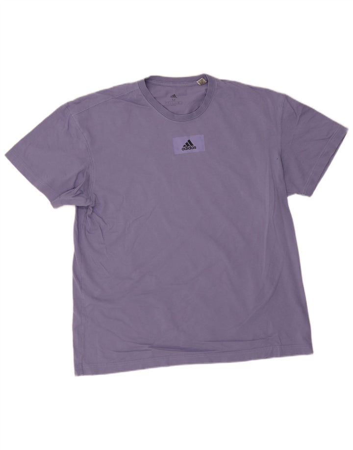 Adidas grafisk t-shirt til mænd, medium lilla bomuld