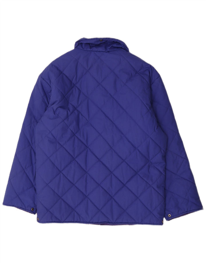 Fila Herre Quiltet Jakke IT 50 Stor Blå