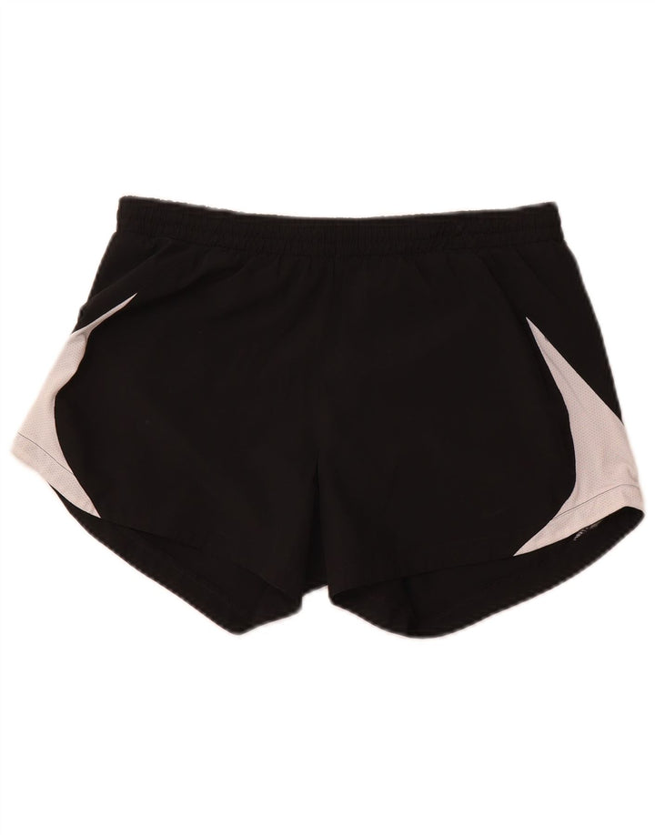 Nike sportsshorts til kvinder UK 10 Small Black Colourblock