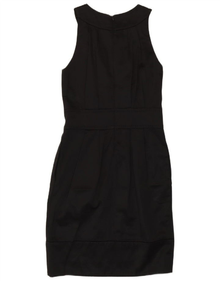 Massimo Dutti Dame Ærmeløs Skede Kjole EU 38 Small Black Bomuld