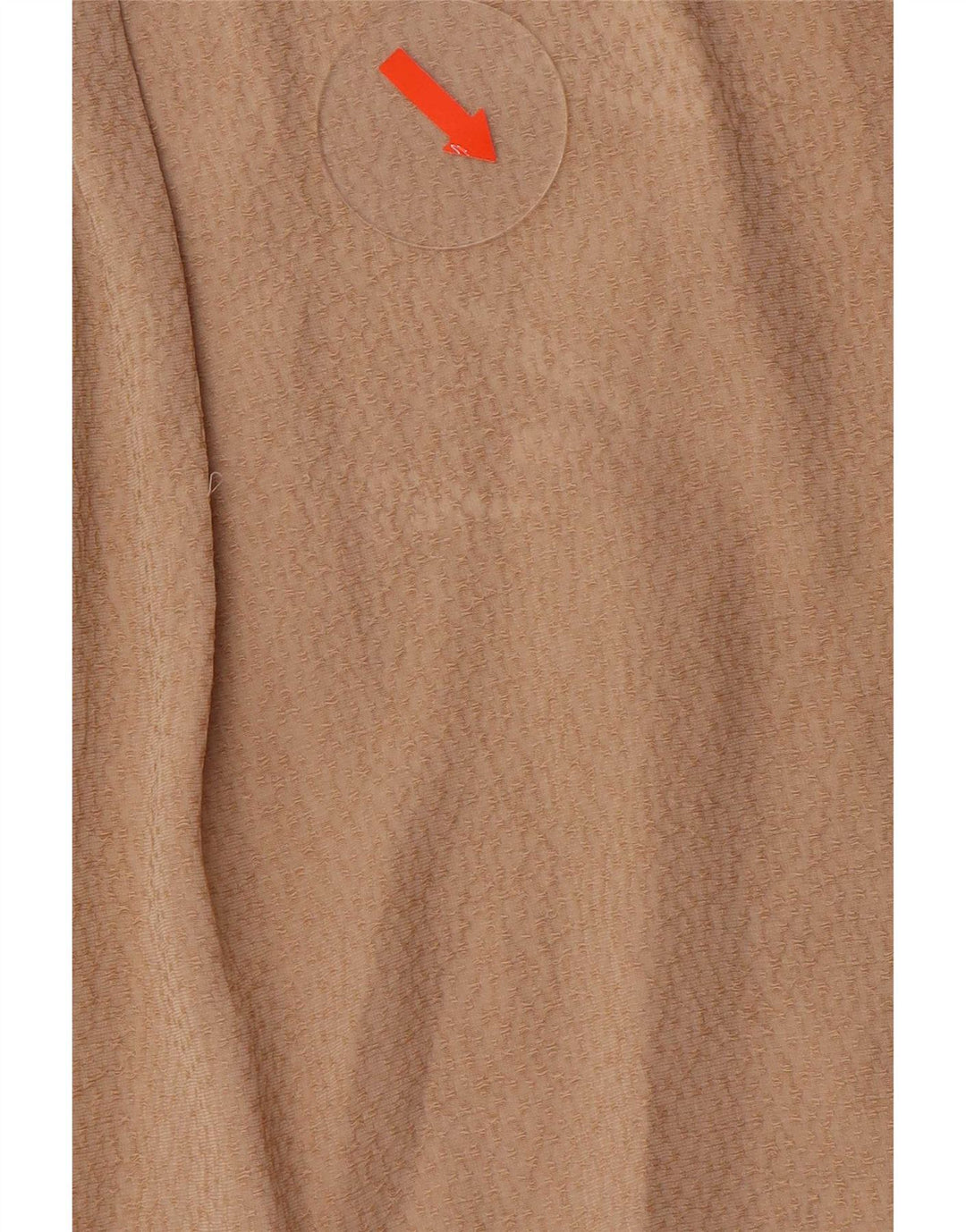 Zara Dame Bluse Top UK 14 Medium Beige