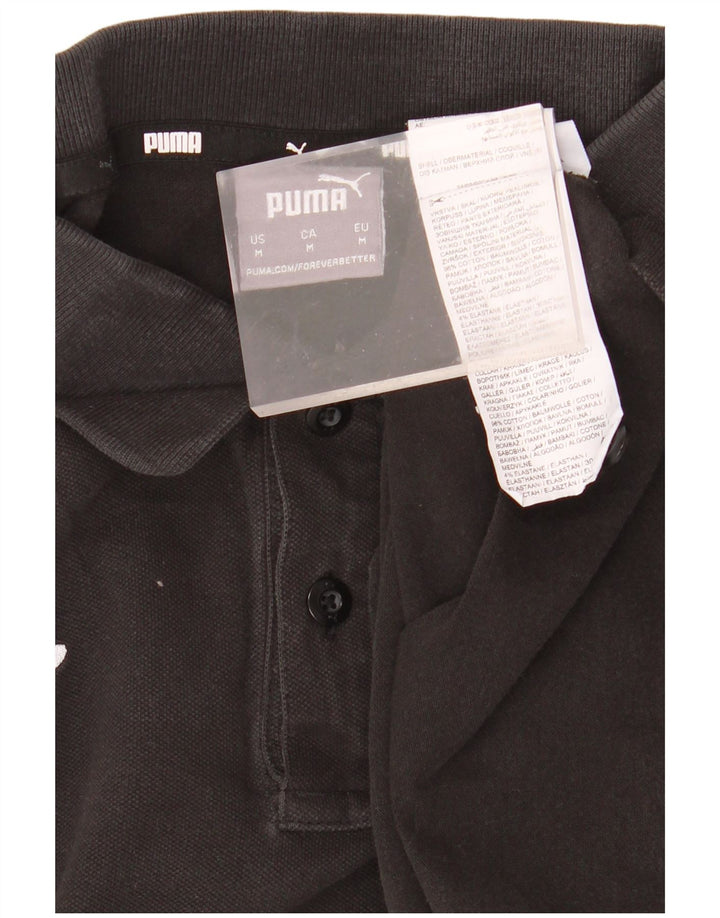 PUMA Poloshirt til mænd Medium Sort bomuld