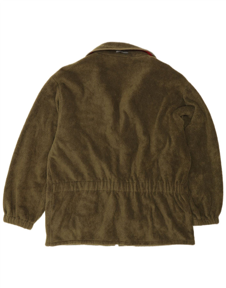 Deerhunter Herre Loose Fit Fleecejakke UK 38 Medium Khaki Colourblock