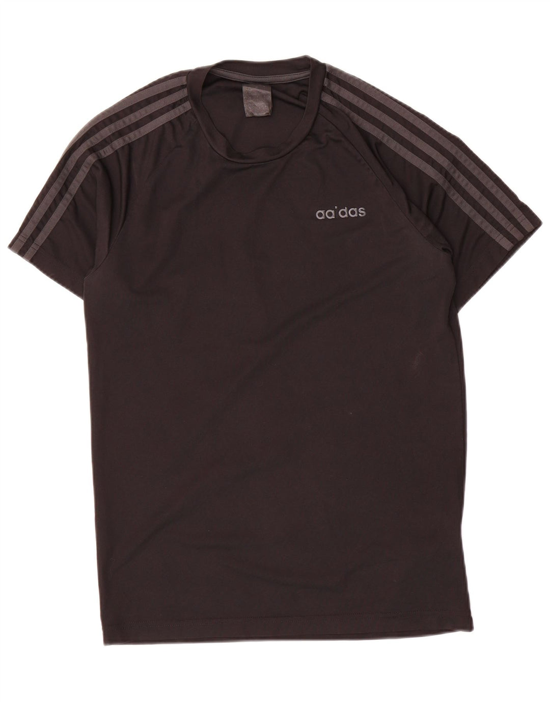 Adidas T-shirt top lille sort polyester til mænd