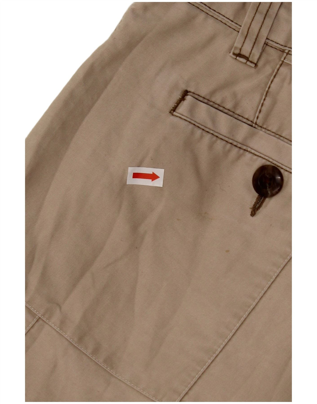 TOMMY HILFIGER Chino Shorts til mænd W32 Medium Beige Bomuld