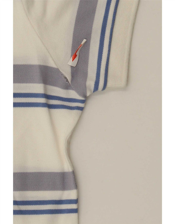 Lyle & Scott Poloshirt til mænd mellem hvid stribet bomuld